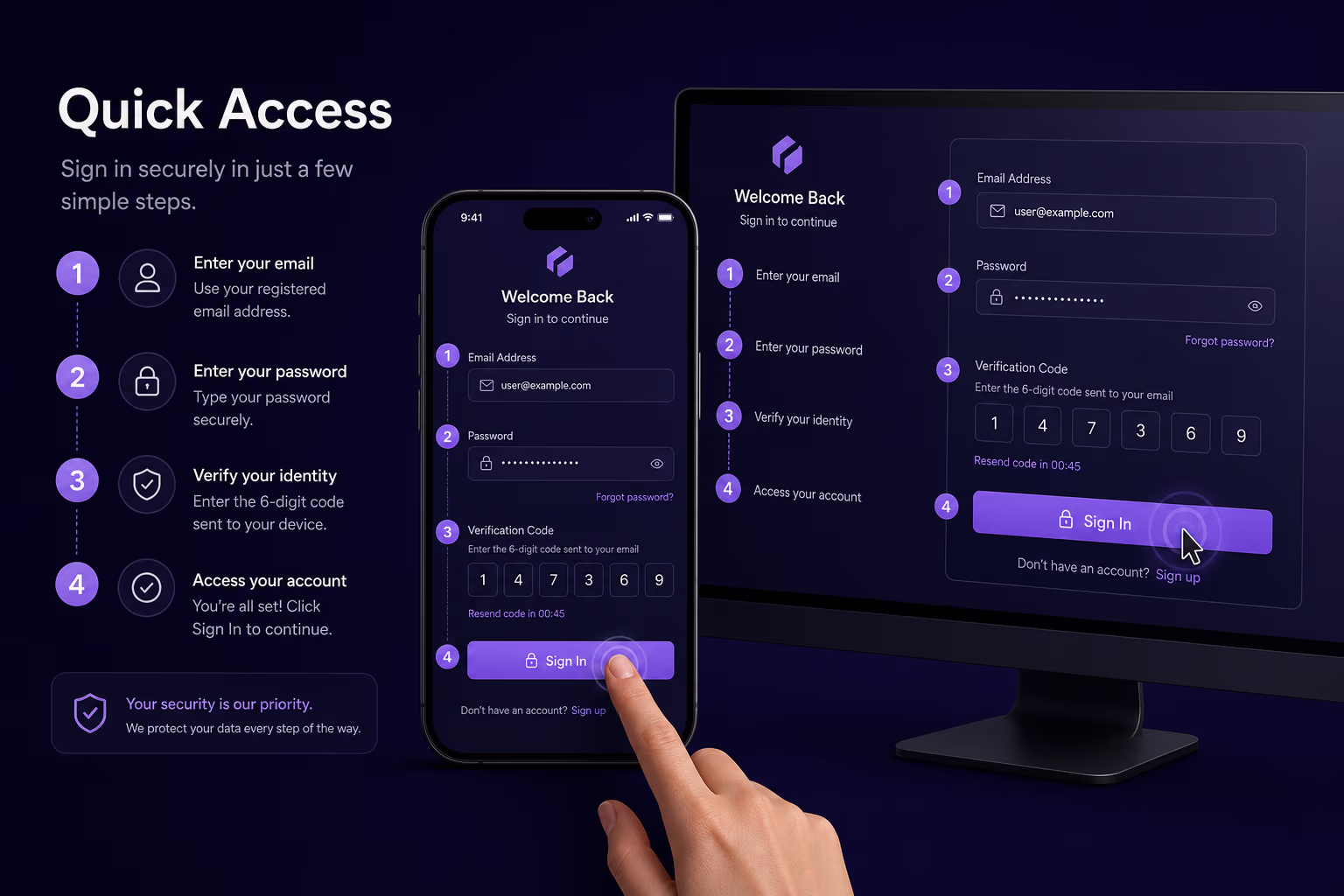 Step 4: Access Your Account